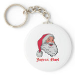 Santa Joyeux Noel Key Chain