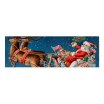Santa LOVE Note or Gift tag to Customize Business Card