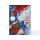 Santa Loves Animals Christmas Cards