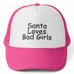Santa Loves Bad Girls hats