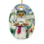 Santa Lucia Christmas Cat ornament