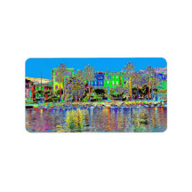 Santa Margherita Ligure - Italy Custom Address Label