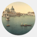 Santa Maria della Salute, Venice, Italy Round Sticker