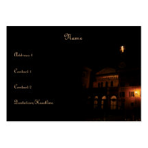 Santa Maria Profile Card Business Card Templates