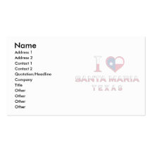 Santa Maria, Texas Business Card