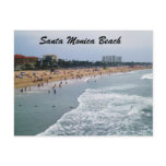 SANTA MONICA BEACH postcard