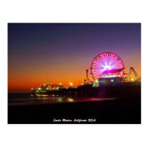 Santa Monica, California USA Postcards