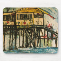 SANTA MONICA PIER mousepads
