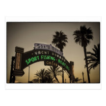 Santa Monica pier Post Cards
