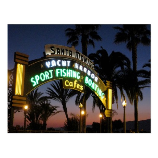 Santa Monica Pier postcard