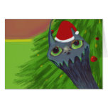 Santa Monster Holiday Greeting Card