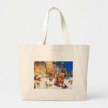 SANTA & MRS. CLAUS AT THE NORTH POLE BAGS