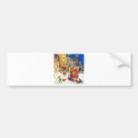 SANTA & MRS. CLAUS AT THE NORTH POLE BUMPER STICKERS
