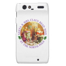Santa & Mrs. Claus at the North Pole Motorola Droid RAZR Cover