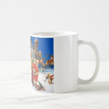 SANTA & MRS. CLAUS AT THE NORTH POLE MUG