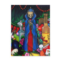 Santa Muerte POSTCARD Day of the Dead