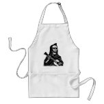 Santa Muerte with Guitar circa early 1900s Apron