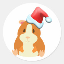 Santa Muffin Stickers