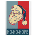 santa obama ho-ho-hope flyer design