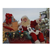 Santa on Parade Postcard
