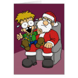 Santa Pain Greeting Card