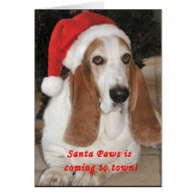Santa Paws "Merry Christmas" Card