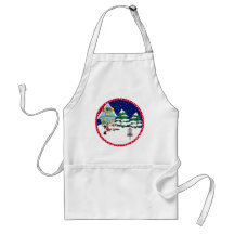 Santa Playing Disc Golf Aprons