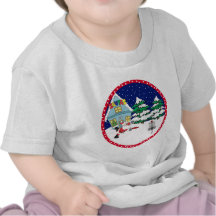Santa Playing Disc Golf Shirt