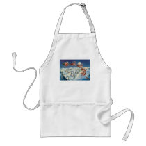 SANTA & REINDEER by SHARON SHARPE Aprons