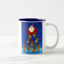 Santa & Reindeer Mug
