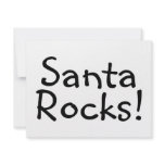 Santa Rocks 2 invitations