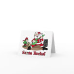 Santa Rocks Christmas card