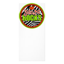 santa rocks rack card template