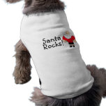 Santa Rocks Santa pet clothing