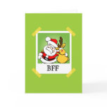 Santa & Rudolph BFF's Greeting Card