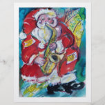 SANTA & SAX PERSONALIZED FLYER