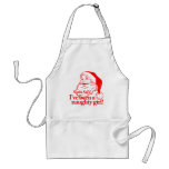 Santa Says Naughty Girl Apron