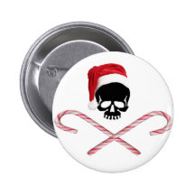 Santa Skull Pin