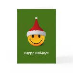 Santa Smiley Christmas card
