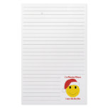 Santa Smiley Christmas cards and gifts. Personalized Stationery