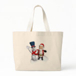 Santa,Snowman,Christmas Bag