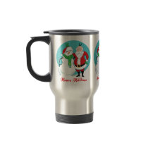 Santa Snowman Photo Coffee Mug