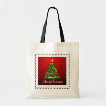 santa stamp bag