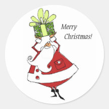 Santa stickers