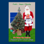 Santa support posters