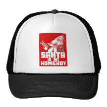 santa trucker hat