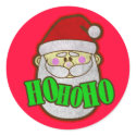 Santa Vintage stickers