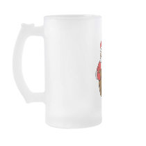 Santa with empty bag coffee mug