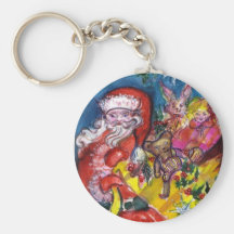SANTA WITH GIFTS KEY CHAIN