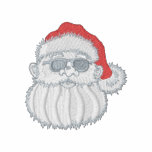 Santa with shades embroidered shirts
